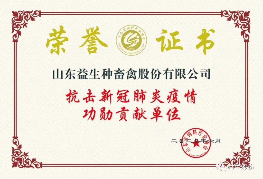 【荣誉】全发国际股份及董事长荣获“抗击新冠肺炎疫情功勋贡献单元及功勋贡献者”称号